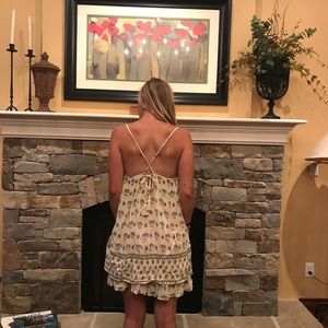 Zara loose-fit dress with flowers